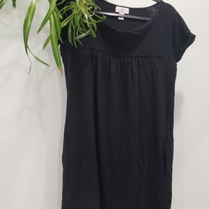 Loft Black Tunic/Dress w/Pockets